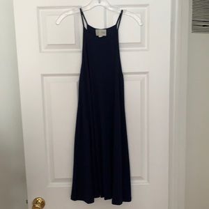 Anthropologie Navy Dress